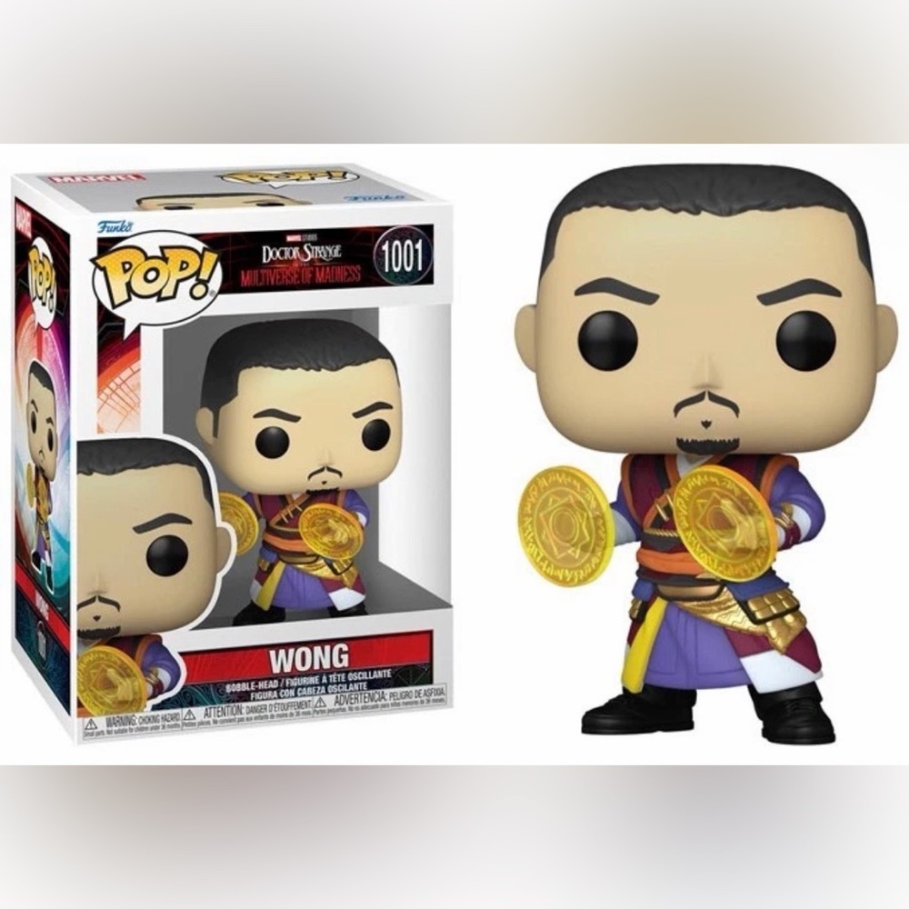 Funko Pop Dr Strange Multiverse of Madness Wong Figure New